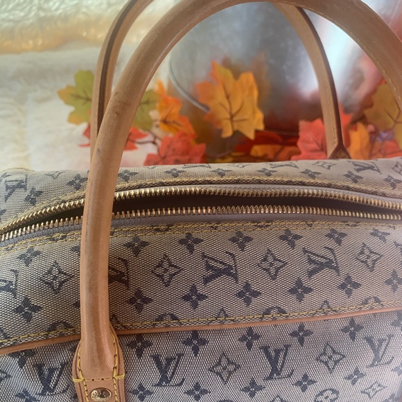 Auth Louis Vuitton Josephine Blue Mini Lin - Picture 7 of 13